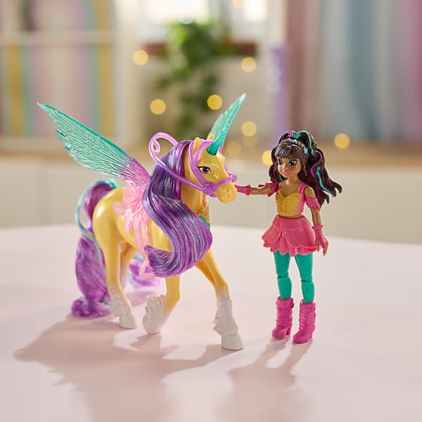 Spin Master Unicorn Academy: Leaf & Ava’s Magical Wings, 11 cm