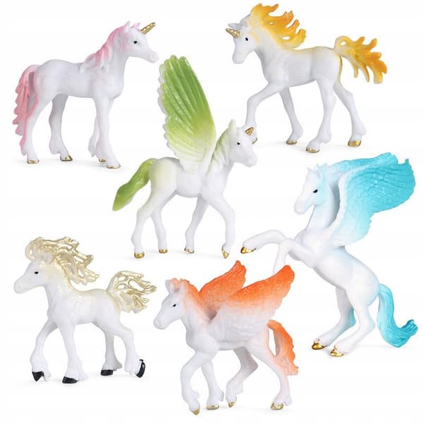WOOPIE UNICORN FIGURINE SET, 16 PCS.