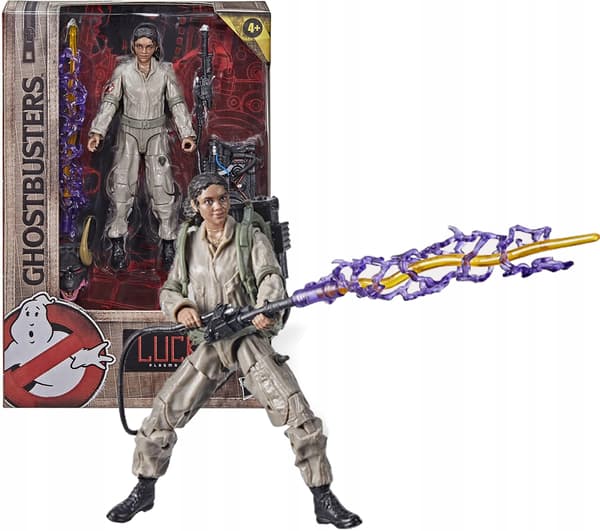 GHOSTBUSTERS LUCKY GHOSTBUSTER FIGURE BY HASBRO