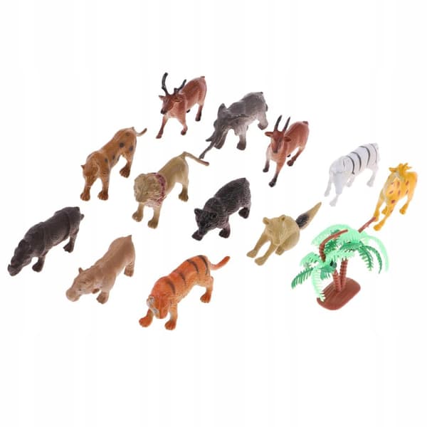 13x Mini Wildlife Animal Models Playset: Deer – Learn