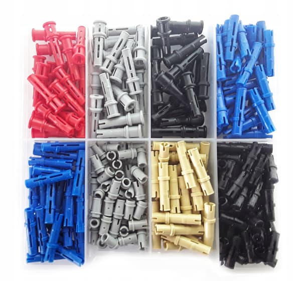 LEGO TECHNIC MIX PIN 32054 6558 4274 2780, 250 PCS
