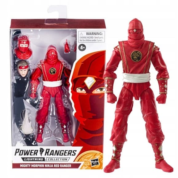 HASBRO POWER RANGERS FIGURE: Mighty Morphin Ninja Red Ranger