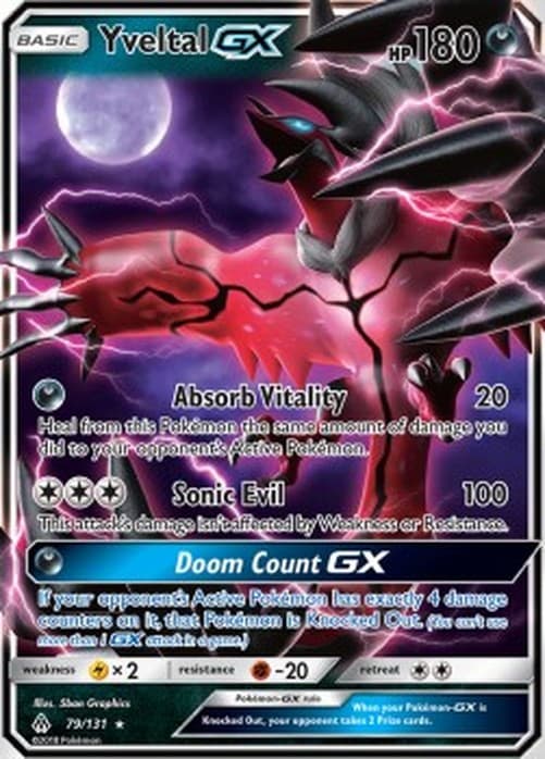 Pokemon Yveltal GX
