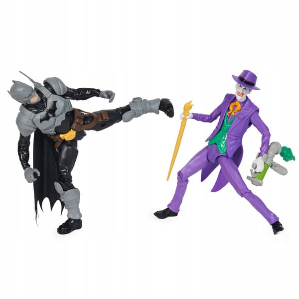 DC COMICS BATMAN VS THE JOKER FIGURES 2-IN-1 SET + ACCESSORIES 30CM