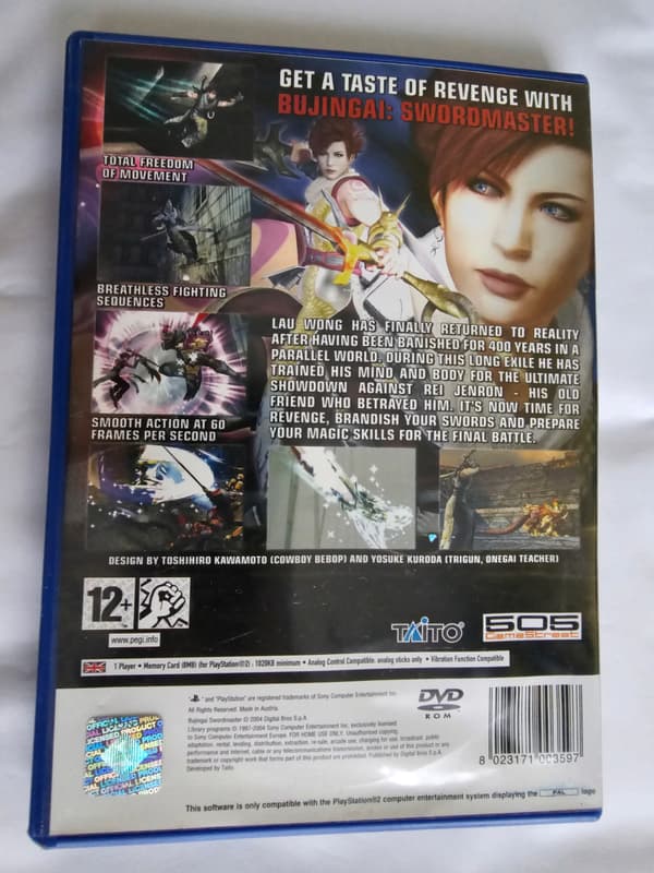 Bujingai Swordmaster PS2 PlayStation 2