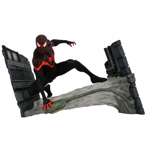 Diamond Select – Marvel Comic Gallery Spider-Man Miles Morales figurines, 18 cm