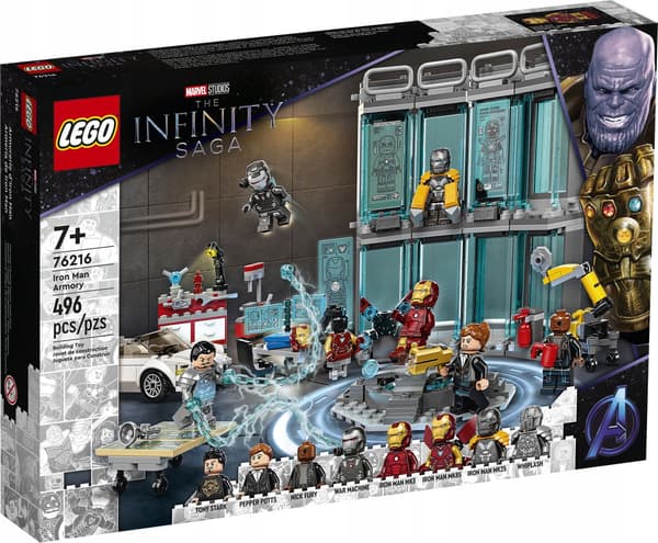 LEGO 76216 Marvel Super Heroes – Iron Man’s Armoury