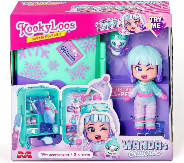 KookyLoos WANDY Suitcase: Figurine + Pet