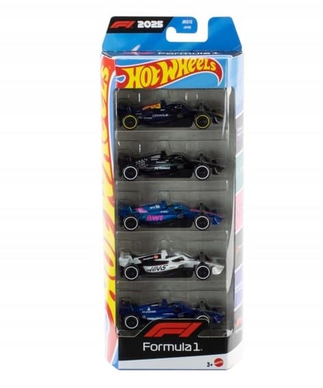 Hot Wheels FORMULA 1 five-pack JKG12