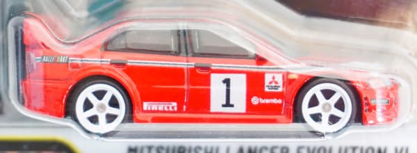 HOT WHEELS MITSUBISHI LANCER EVOLUTION VI THRILL – NEW SPRING-DRIVE CAR