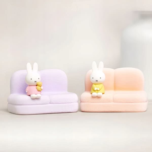 Original Miffy Sofa Phone Stand Blind Box collectable figurine