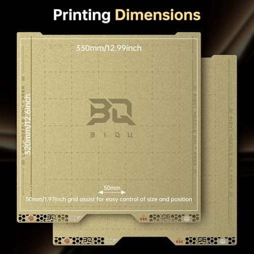 PEI BUILD PLATE FOR THE BAMBU LAB H2C PRINTER, TEXTURED ON BOTH SIDES