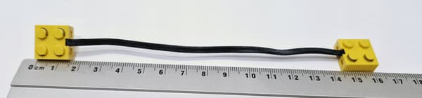 Lego 5306 9V cable, approx. 16 cm, Technic Cyber