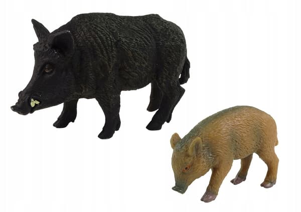 WILD BOAR WITH PIGLET SET