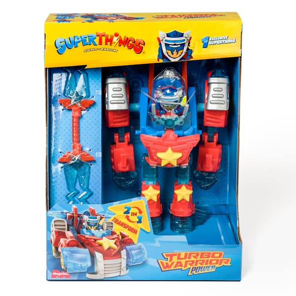SuperThings Turbo Warrior Power Transforming Robot Toy