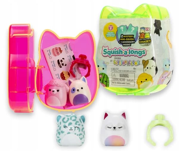 SQUISH-A-LONGS – 2.5 cm, assorted, pack of 2