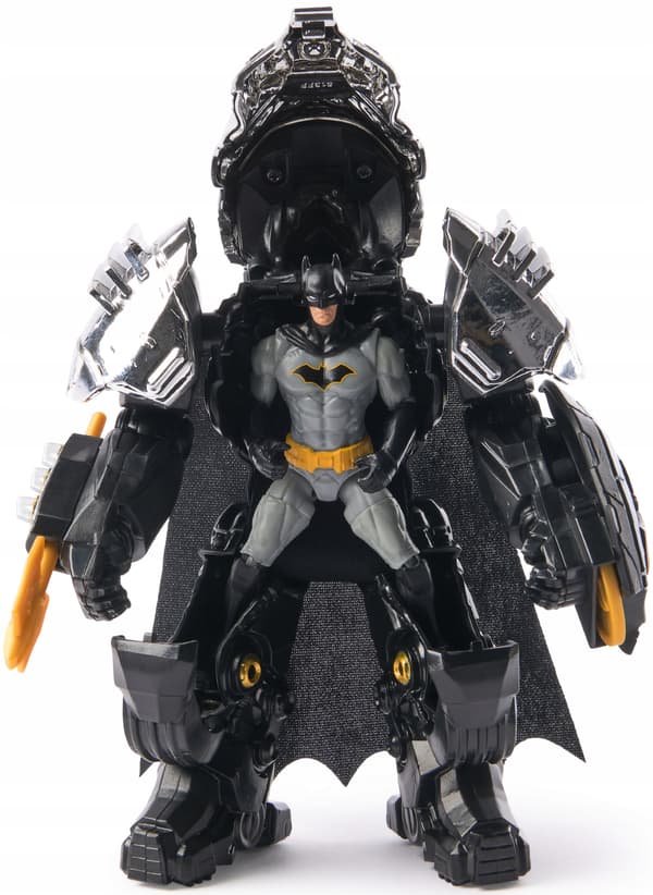 DC COMICS METAL FORCE 2-IN-1 FIGURE SET + BATMAN: THE DARK KNIGHT ARMOUR
