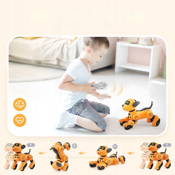 Remote-Controlled Robot Dog – Talks, Dances, Responds to Touch and Voice