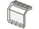 Lego 2582 2 x 4 x 3 Trans-Clear Panel, 1 piece