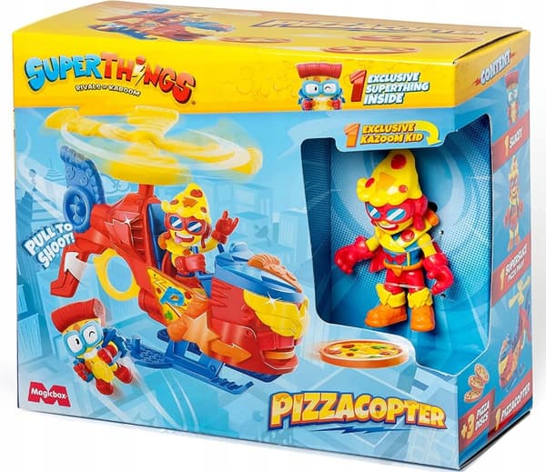 MAGICBOX SUPERTHINGS PIZZACOPTER FIGURES – SUPER GIFT SET FOR CHILDREN’S DAY