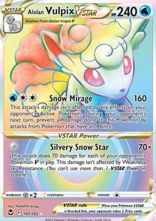 Pokemon Alolan Vulpix VSTAR