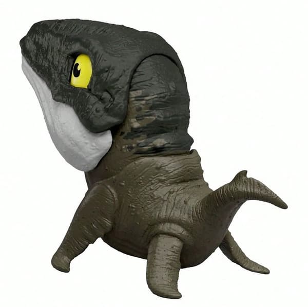Jurassic World Mighty Biters Mosasaurus DINOSAUR FIGURINE 8cm With Moving Jaws