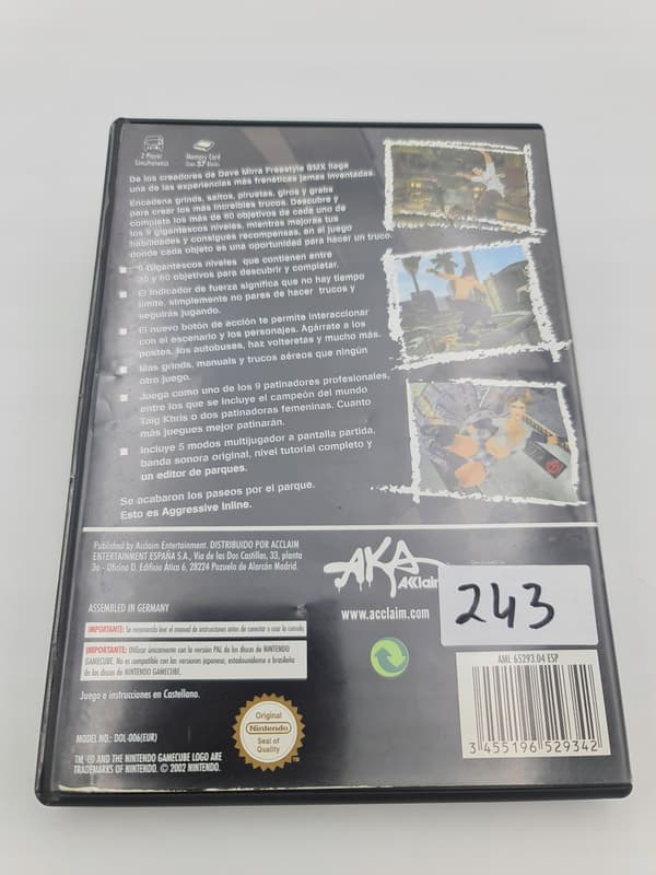 NINTENDO GAMECUBE AGGRESSIVE INLINE