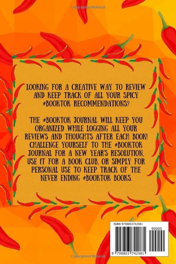 Spicy #BookTok Journal: 25 Book Reading Journals for the Spicier Reader