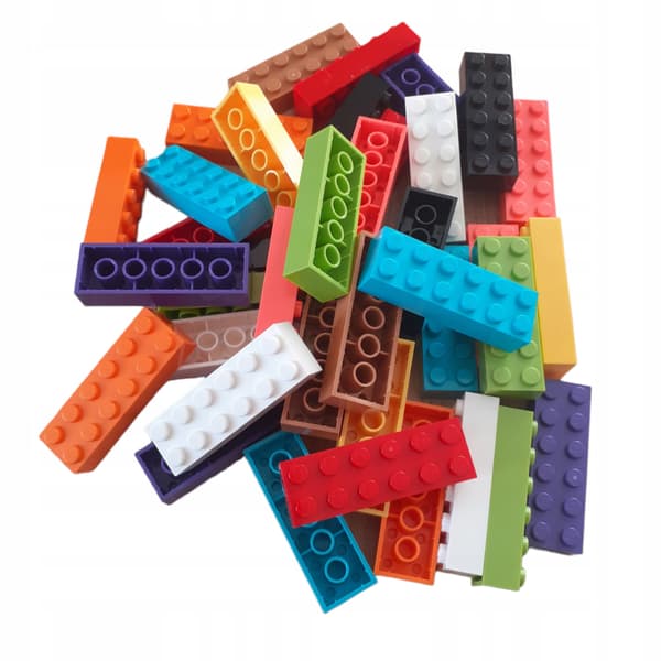 Lego Brick 2x6 Mixed-Colour Classic Bricks, 25 pieces