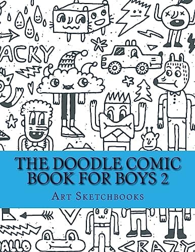 The Doodle Comic Book for Boys 2 (Activity Drawing & Colouring Books)