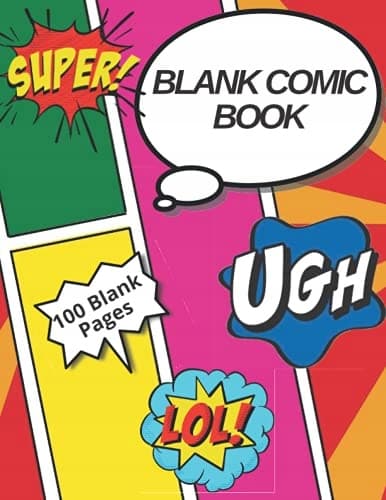 Blank Comic Book: Draw Your Own Comics – Comic Book Template Size (8.5" x