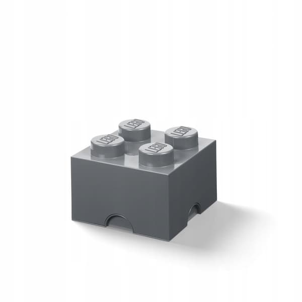 LEGO Container, Brick Box, 4 Dark Grey, 25 cm, 40031754