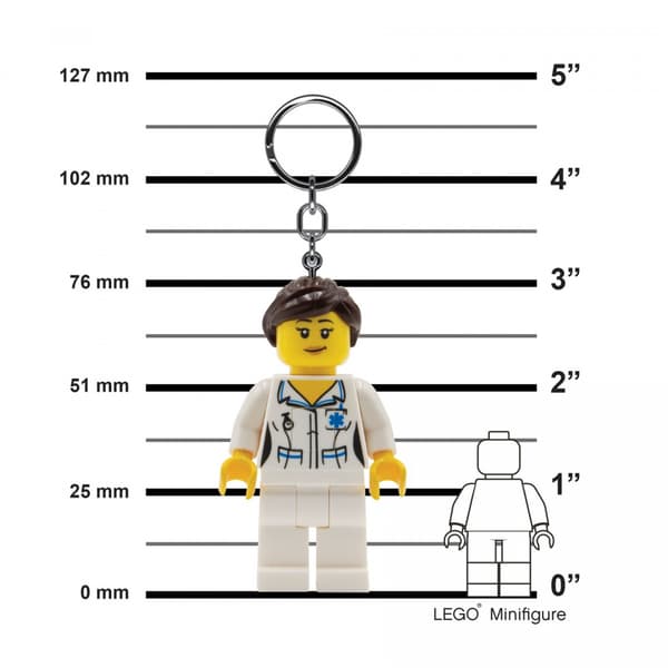 LEGO KEYRING TORCH: Nurse LGL-KE186