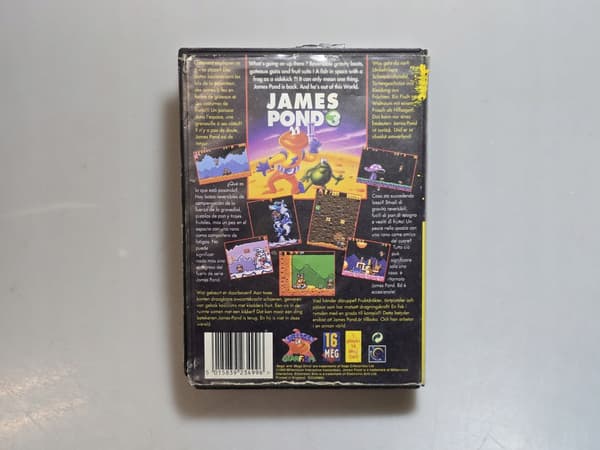 JAMES POND 3 SEGA MEGA DRIVE