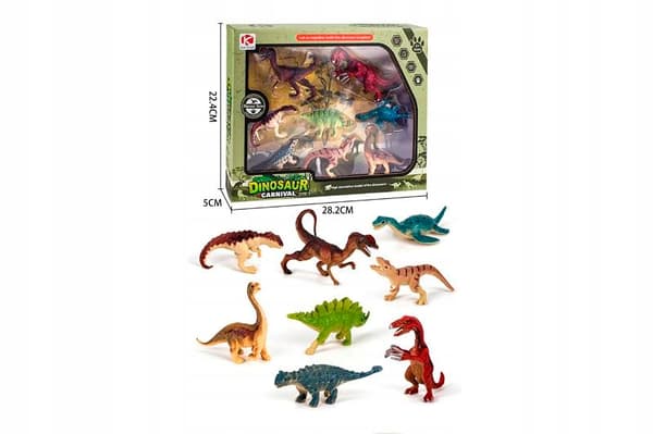 Dinosaurs, 8-piece set
