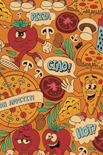 Pizza Notebook: Dotted Grid Pizza Notebook || 6x9
