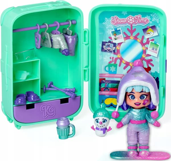 KOKYLOOS DOLL SUITCASE BAG WARDROBE SUITCASE WANDA MAGIC BOX SET