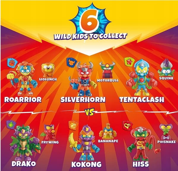 SuperThings Wild Kid Tentaslash Squink figurine