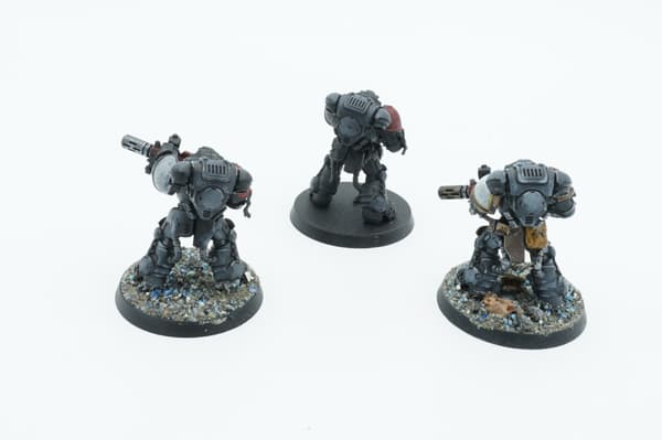Warhammer 40k Space Marines Primaris Eradicators – set of 3 plastic miniatures
