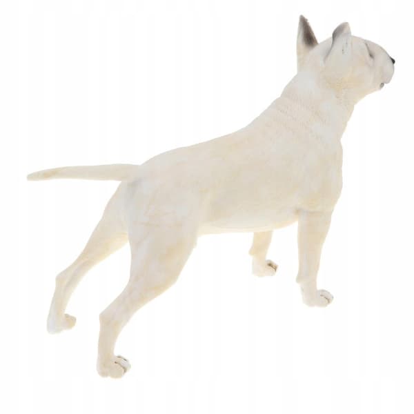 Plastic Bull Terrier Action Figure – Pet Dog Model