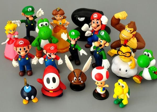 Super Mario Bros Figurines – 18-piece Set, Version I