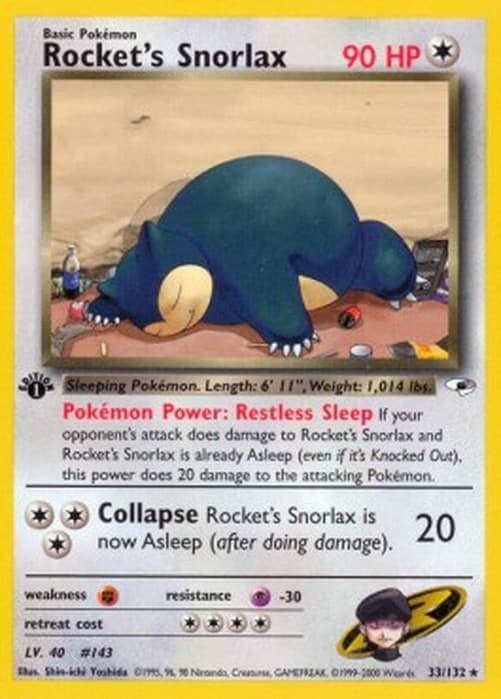 Pokemon Rocket's Snorlax