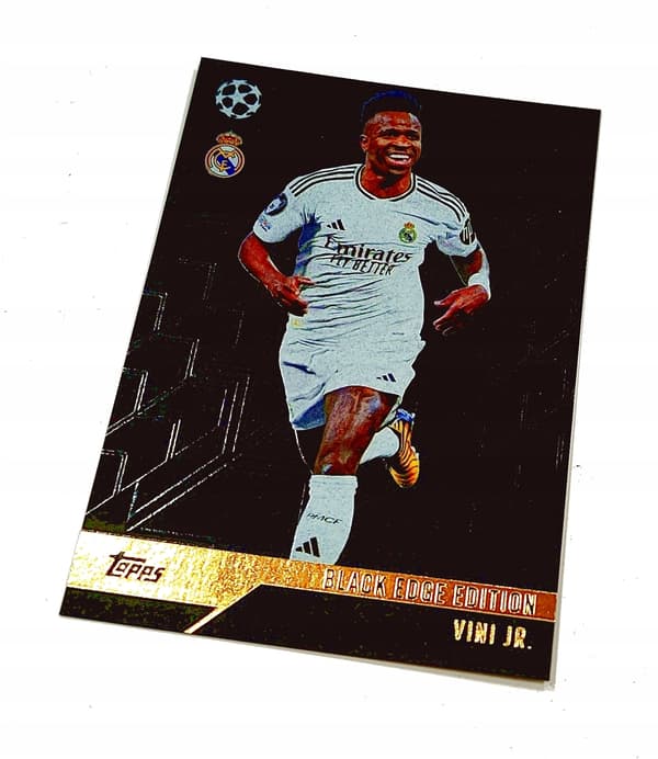 MATCH ATTAX 2024/25 CARD. BE5 VINI JR. / BLACK EDGE EDITION
