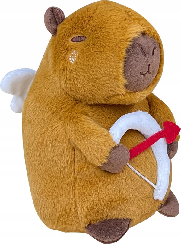 Capybara Plush Figure – Cupid, 21 cm