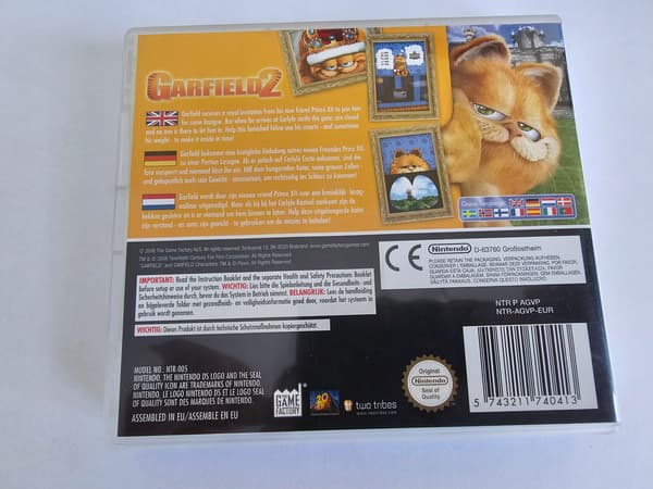 Garfield's 2 Garfield for Nintendo DS