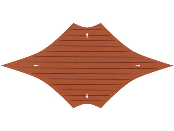LEGO ELEMENT – JABBY BARGE sail, Dark Orange 109637, NEW