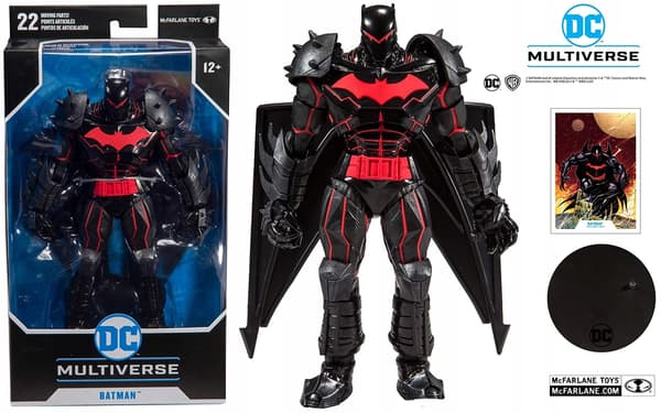 Large Batman Hellbat DC Multiverse figurine, 18 cm.