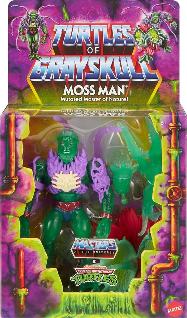 GRAYSKULL TURTLES DELUXE MOSS MAN FIGURE, 14 CM