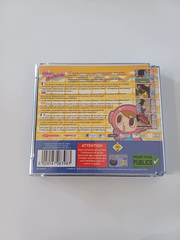 Mr. Driller – Sega Dreamcast, original boxed copy