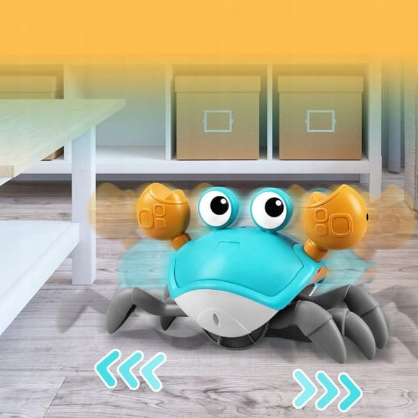 Aku. An interactive musical crab with a USB motion sensor